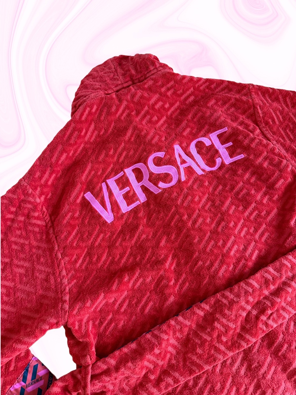 Versace Red Robe (Small) - Picture 6 of 11
